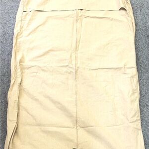 Vintage Gucci Garment Bag Set Of 3 Beige Cotton  Travel Suit Cover